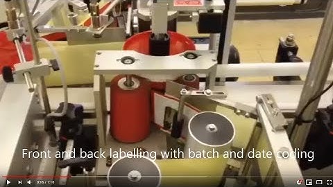 Jokey container labelling system for conical and round containers