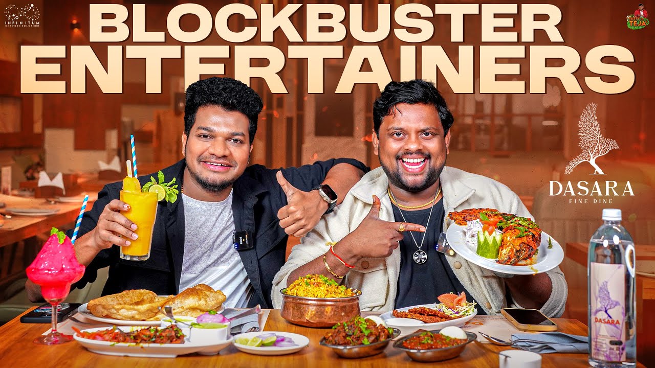 Blockbuster Entertainers || Lunch With Avinash || TastyTeja || Funny Food Vlog || Infinitum