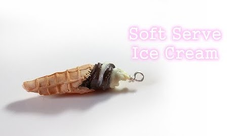 Tutorial: Soft Serve Ice Cream - Polymer Clay