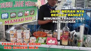 susu jahe merah nya mantap enak banget