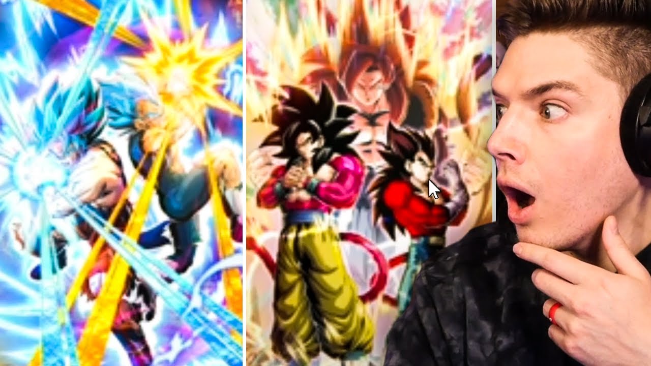 NEW LR SSB GOKU/VEGETA & LR SSJ4 GOGETA REVEAL REACTION ON DOKKAN BATTLE! 7TH ANNIVERSARY!!