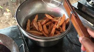 Cambodia sweet potatoes crispy #shorts