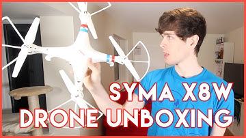 SYMA X8W Drone Unboxing