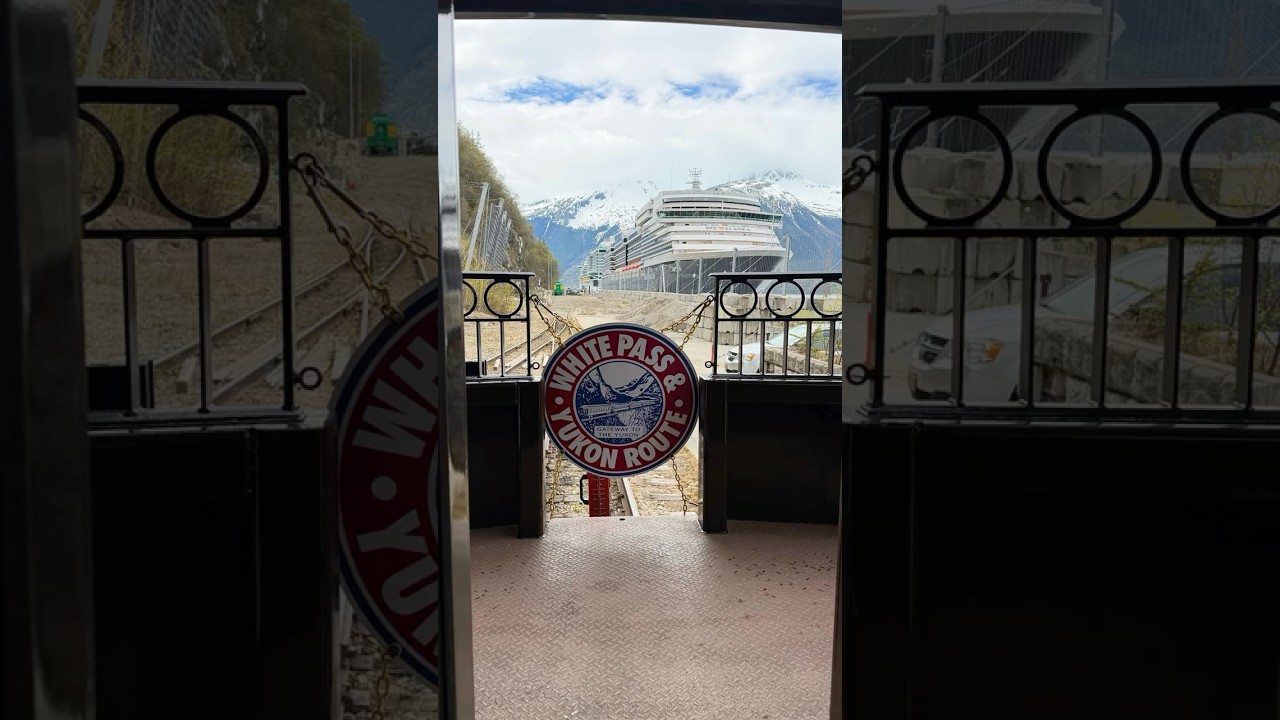 White Pass Scenic Railway, Skagway, Alaska 🚂 #travel #cruise #cruiseship #cruiseexcursions