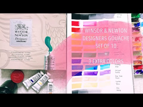 Winsor & Newton Gouache Swatches 