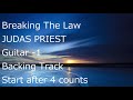 Breaking The Law / Judas Priest   Backing Track  Guitar -1