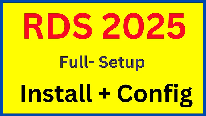 FULL Setup Install and Configure Remote Desktop Services RDS Windows Server 2025 (Terminal Server)