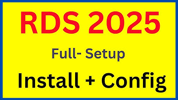 FULL Setup Install and Configure Remote Desktop Services RDS Windows Server 2025 (Terminal Server)
