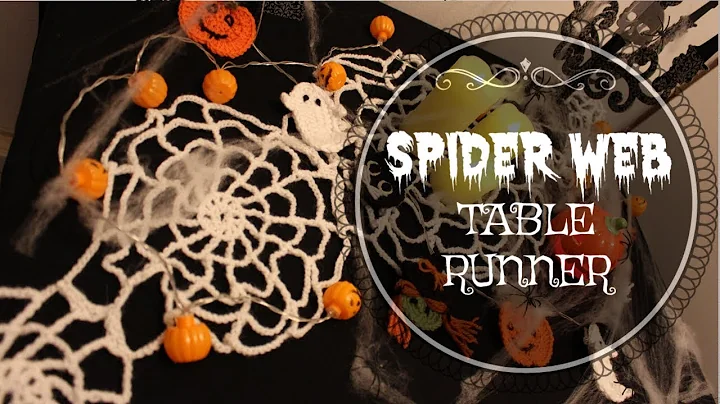 Create a Stunning Crochet Spiderweb Table Runner