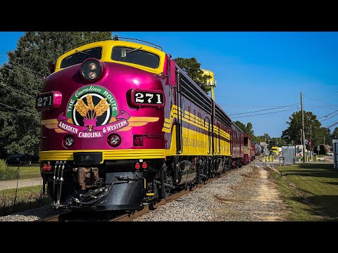 ACWR Ex-NS OCS-Units 1st trip to Charlotte NC SD40-2 leads to Star then F-Units for the rest ￼ENJOY