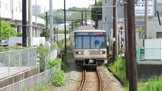 熊本電気鉄道03形 上熊本駅到着 Kumamoto Electric Railway 03 series EMU