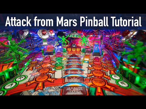 Attack From Mars Pinball полный разбор геймплея на настоящем пинбол автомате. Часть 1