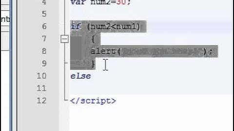 Javascript Tutorial - 9 - If Else Statement