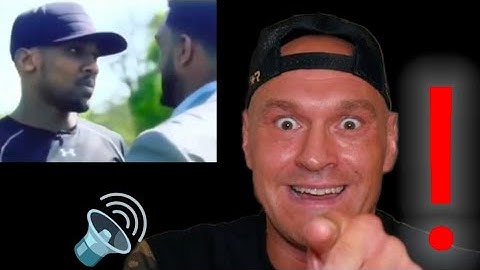 TYSON FURY BLAST ANTHONY JOSHUA FOR A 10 YEAR OLD INTERVIEW HE HAD WITH DOMINIC BREZEALLE 🤔🤔🚨