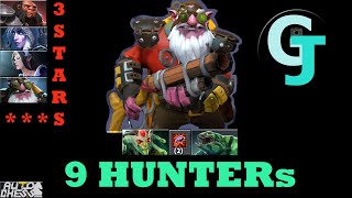 DOTA AUTO CHESS - 9 HUNTERS, 2 NAGAS AND 2 ORCS COMBO!