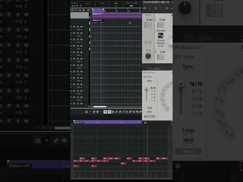 Exploring trackmaking ideas while performing as if improvising with Massive X.#shorts