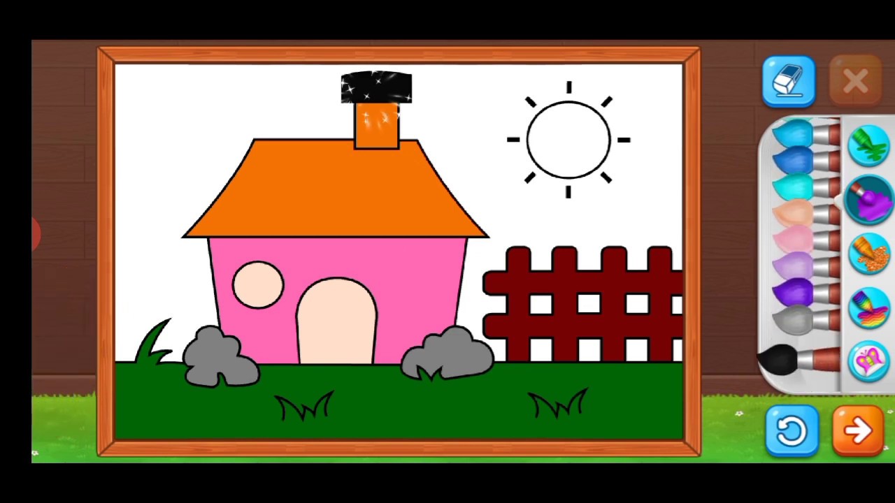 Cute house coloring Games For Kids 🆕coloring Games For Kids To Play