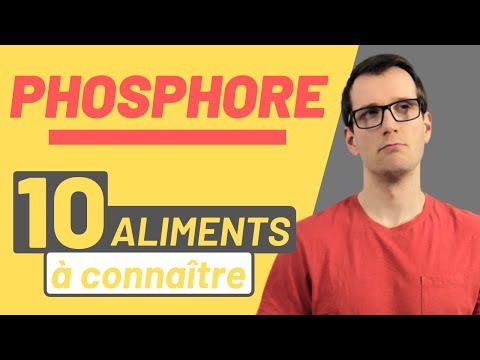 Vidéo: Quels Aliments Sont Riches En Phosphore