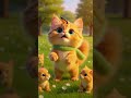 When a Kitten Fell from the Sky and Changed Everything ☁️😺 #catanimation #shorts #cartoon #ai