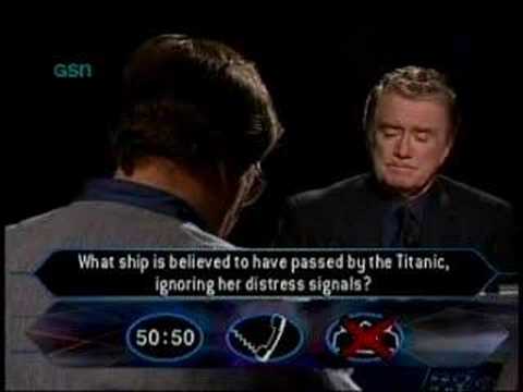 WWTBAM - Mark McDermott Misses His $500000 Question