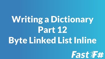 Fast F#: Writing a Dictionary Part 12: Byte LL Inline