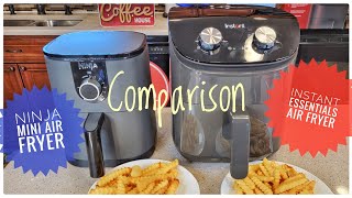 Ninja Mini 2 QT Air Fryer vs Instant Pot Essentials 4 QT Air Fryer  Comparison 