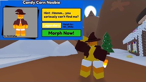 How To Get Candy Corn Noobie | Find The Noobies Morphs Roblox