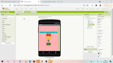 Tutorial membuat aplikasi  dengan MIT App Inventor