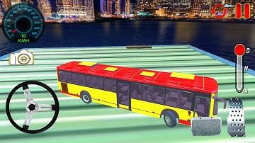 Impossible Bus Driver Sky Tracks Android Gameplay #2