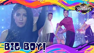 Big boy Dennis Tayag shares the AOS stage with Sanya Lopez and Sexbomb! | All-Out Sundays