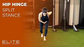 Hip Hinge - Split Stance