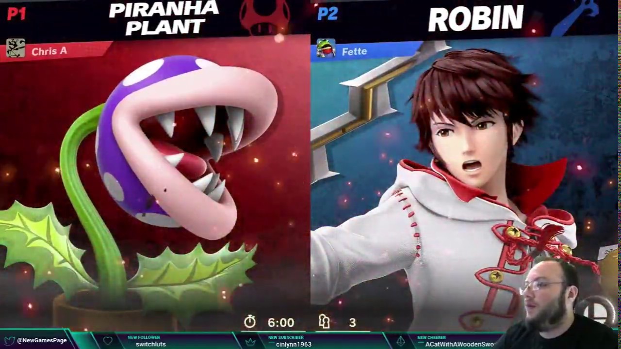 The First Good Robin!? Piranha Plant Elite Smash 4.14 (GSP 5.33 MIL) Smash Every Day 8/23