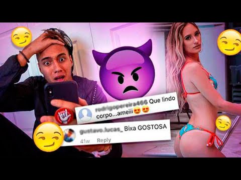 COMENTÁRIOS DO INSTAGRAM DA MINHA IRMÃ! (Reagindo)