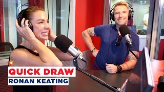 Ronan Keating Vs. Kate Ritchie In Quick Draw