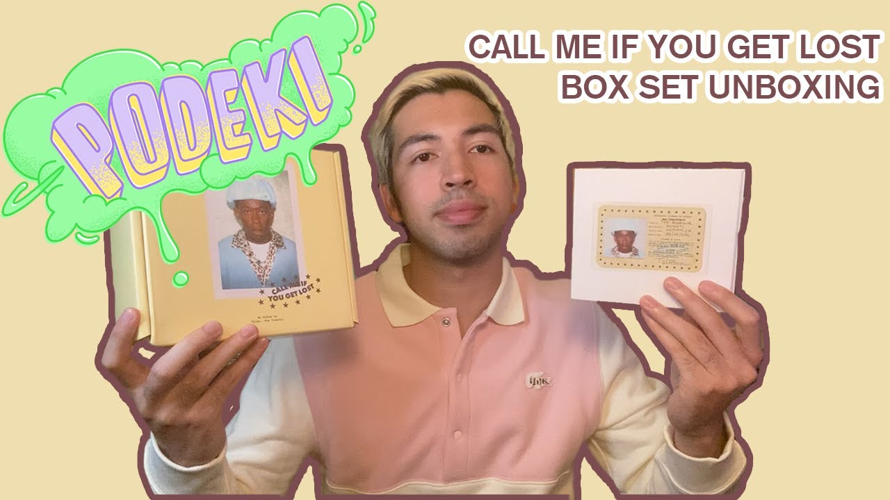 Tyler The Creator Call Me If You Get Lost Box Set Unboxing Youtube