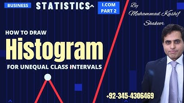 How to draw Histogram in statistics Urdu/Hindi | Online classes | online study | online lectures