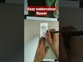 basit handmade watercolour #shortsvideo #drawing