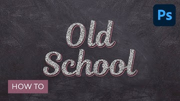 How to Create a Stylized Chalk Text Effect in Adobe Photoshop