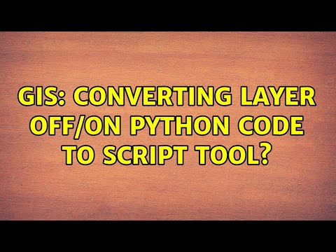 GIS: Converting Layer