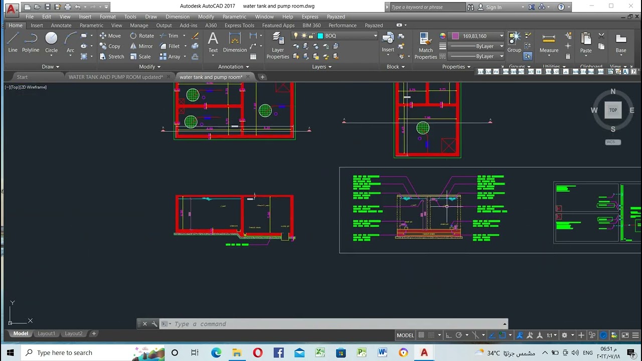 شرح لوحات خزان حريق