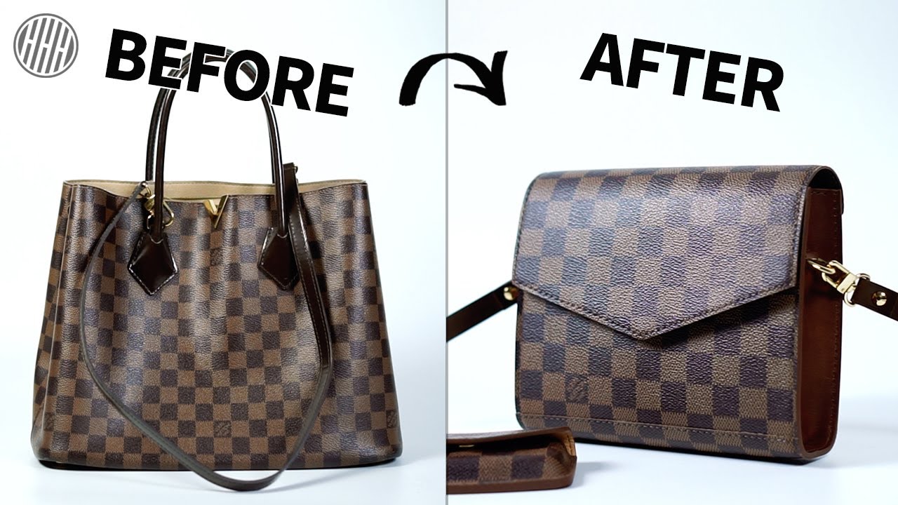 LOUIS VUITTON PATENT LEATHER BAG TRANSFORMATION