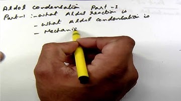 Aldol Condensation Part-3 Tutorial by C.V. Kalyan Kumar