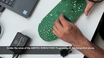 JCI Analogue Dashboard V850 D70F3532 Mileage Recalibration Using the ABRITES RH850/V850 Programmer