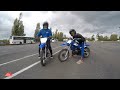 Moto ecole  ttr 110 vs piwi 80 