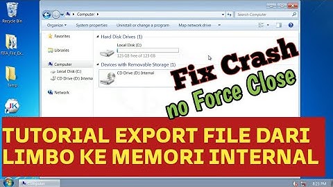 How to Export File from Limbo emulator to Internal Memory | tutorial windows 7 limbo and exagear