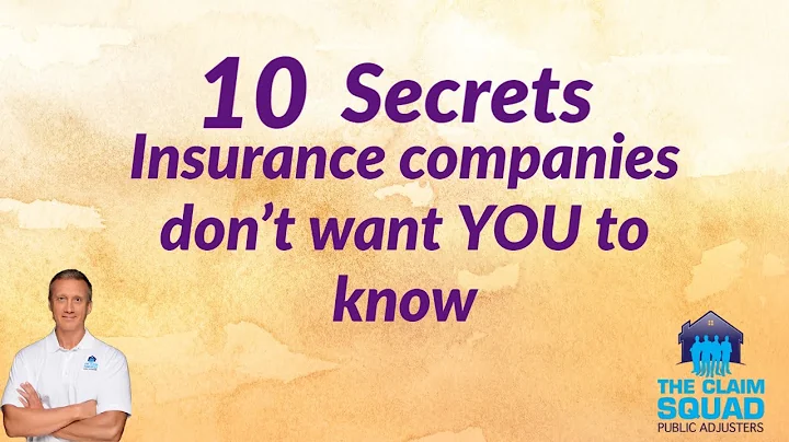 10 Secrets Insurance companies don't want YOU to know