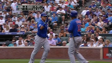 CHC@COL: Baez, Castro hit back-to-back home runs