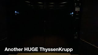 (EPIC MOTOR) Another HUGE ThyssenKrupp Hydraulic Elevator @ Witte Museum in San Antonio, TX