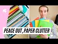 ☘️ Declutter With Me 2021 • Paper Clutter Tips & How To Organise Papers At Home • Paper Organization