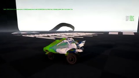 Blue man Vehicle Physics | Client Side Prediction 2.1 | Physics Scene Update